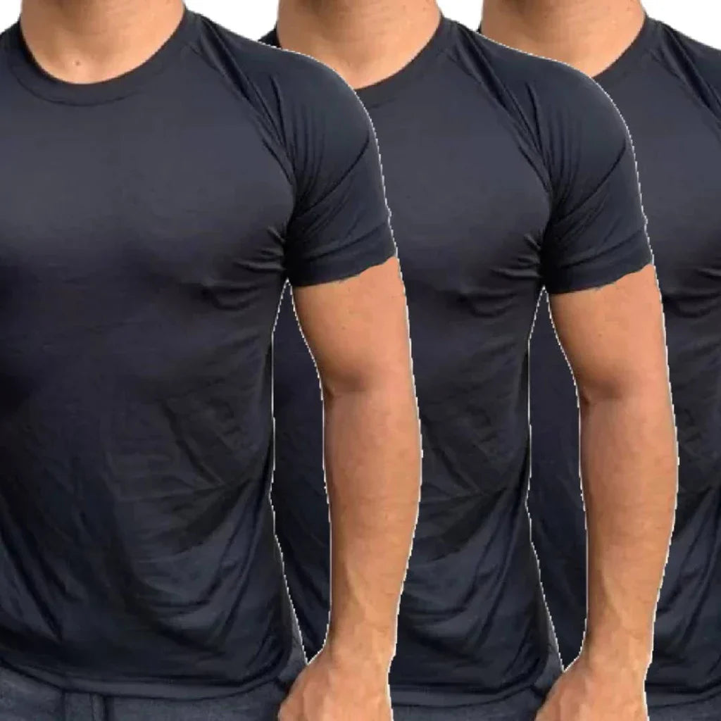Kit 3 Camisetas Masculinas Dry Fit - Conforto e Estilo em Qualquer Atividade