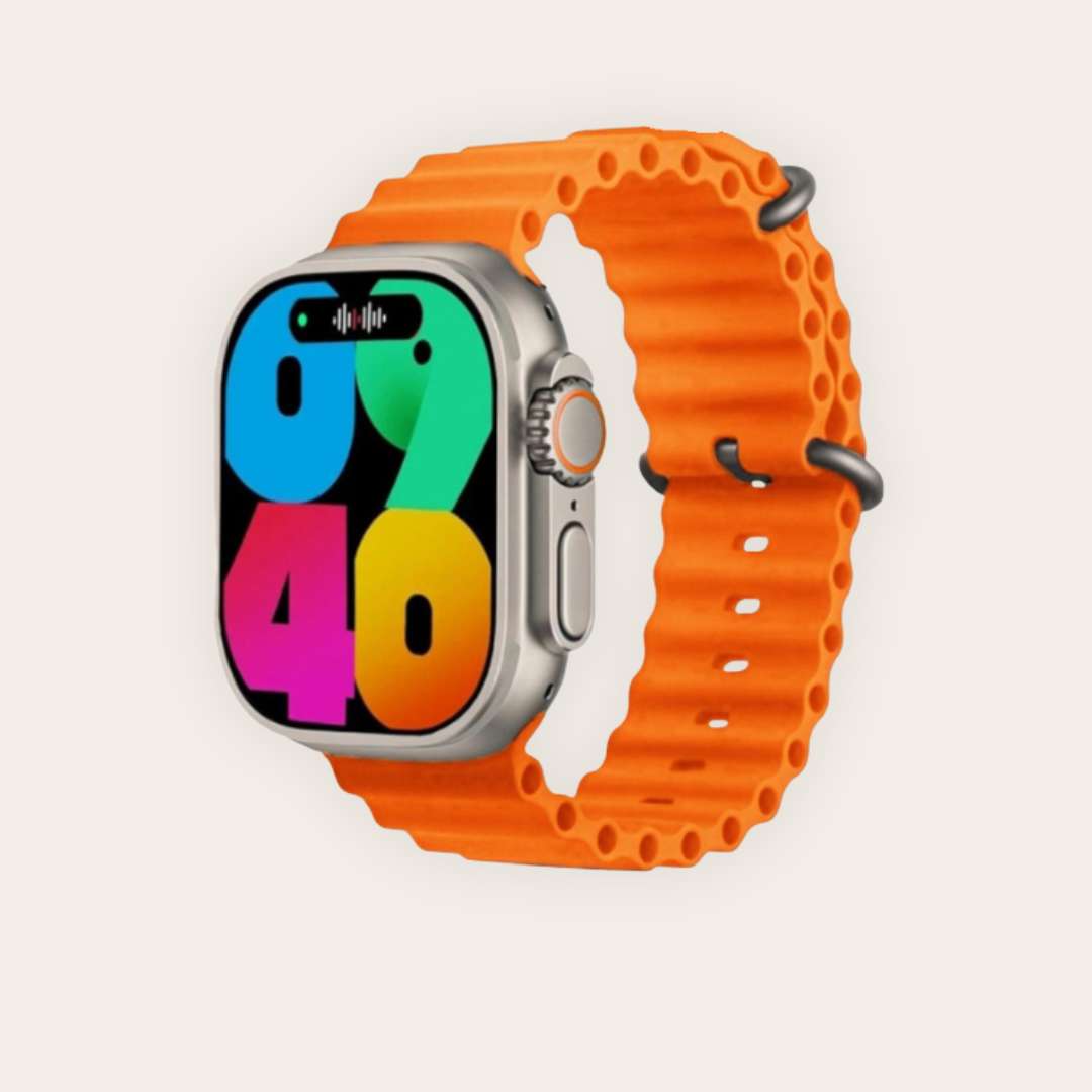 Smartwatch 9 Ultra – Tela 1.99” | Bluetooth Duplo, Monitoramento de Saúde e Múltiplas Funções | Android & iOS