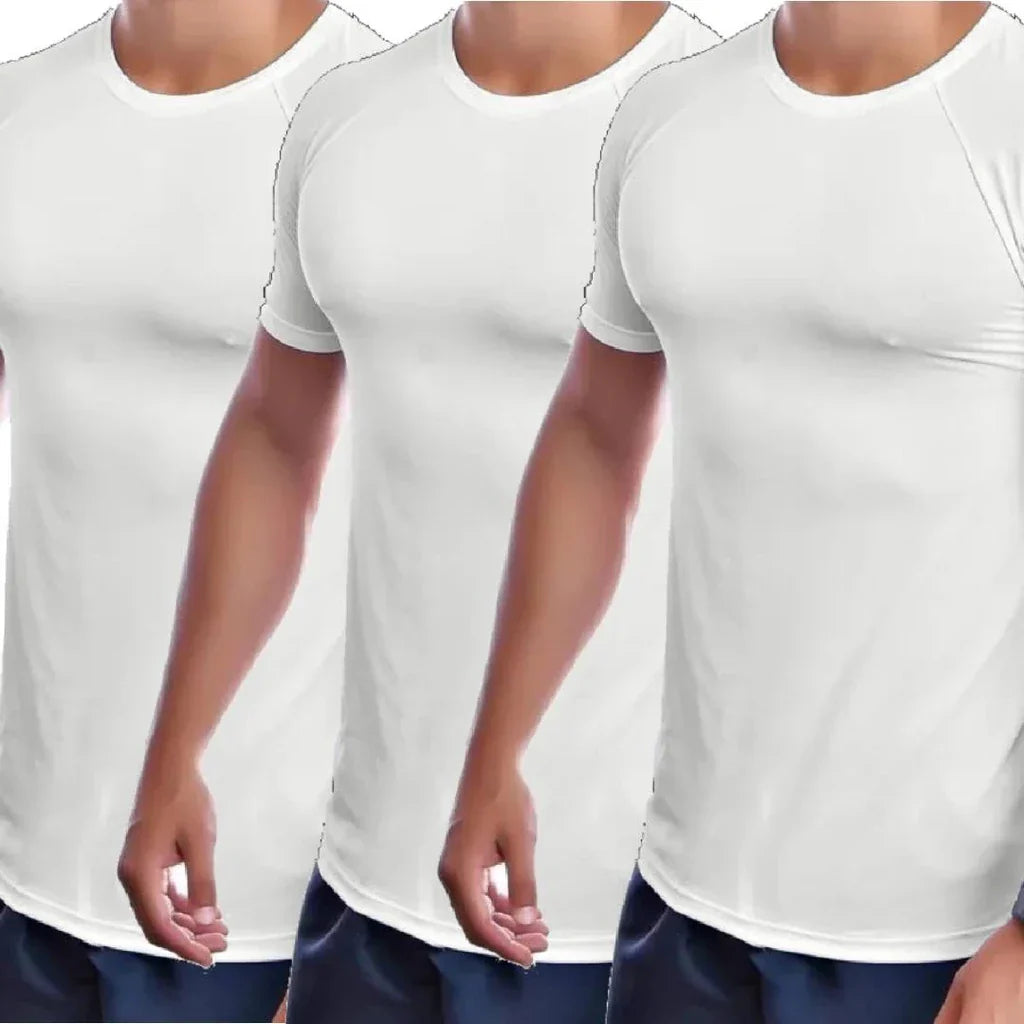 Kit 3 Camisetas Masculinas Dry Fit - Conforto e Estilo em Qualquer Atividade