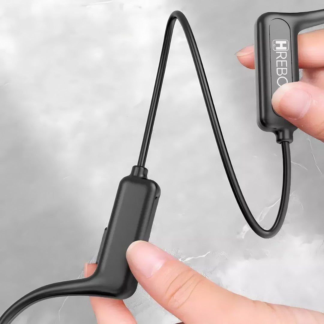 BoneVibe™ – Fone Esportivo de Condução Óssea Bluetooth 5.0