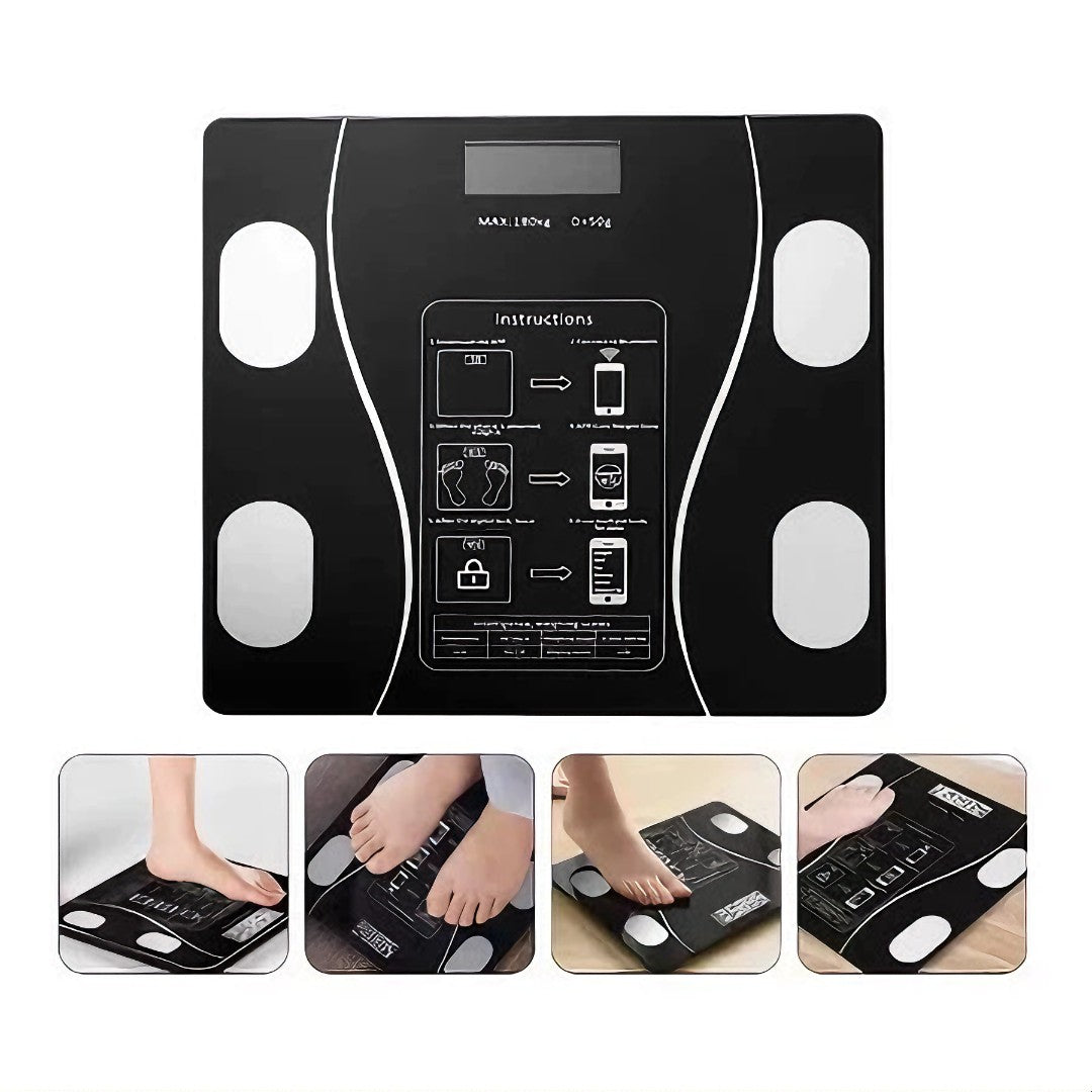 SmartFit Scale™ – Balança Digital Inteligente com Bioimpedância e Bluetooth