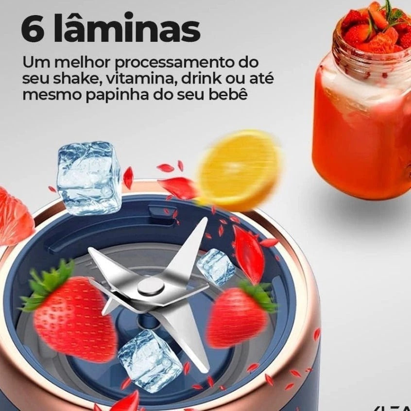 Liquidificador Portátil Smoothie - Poucas unidades
