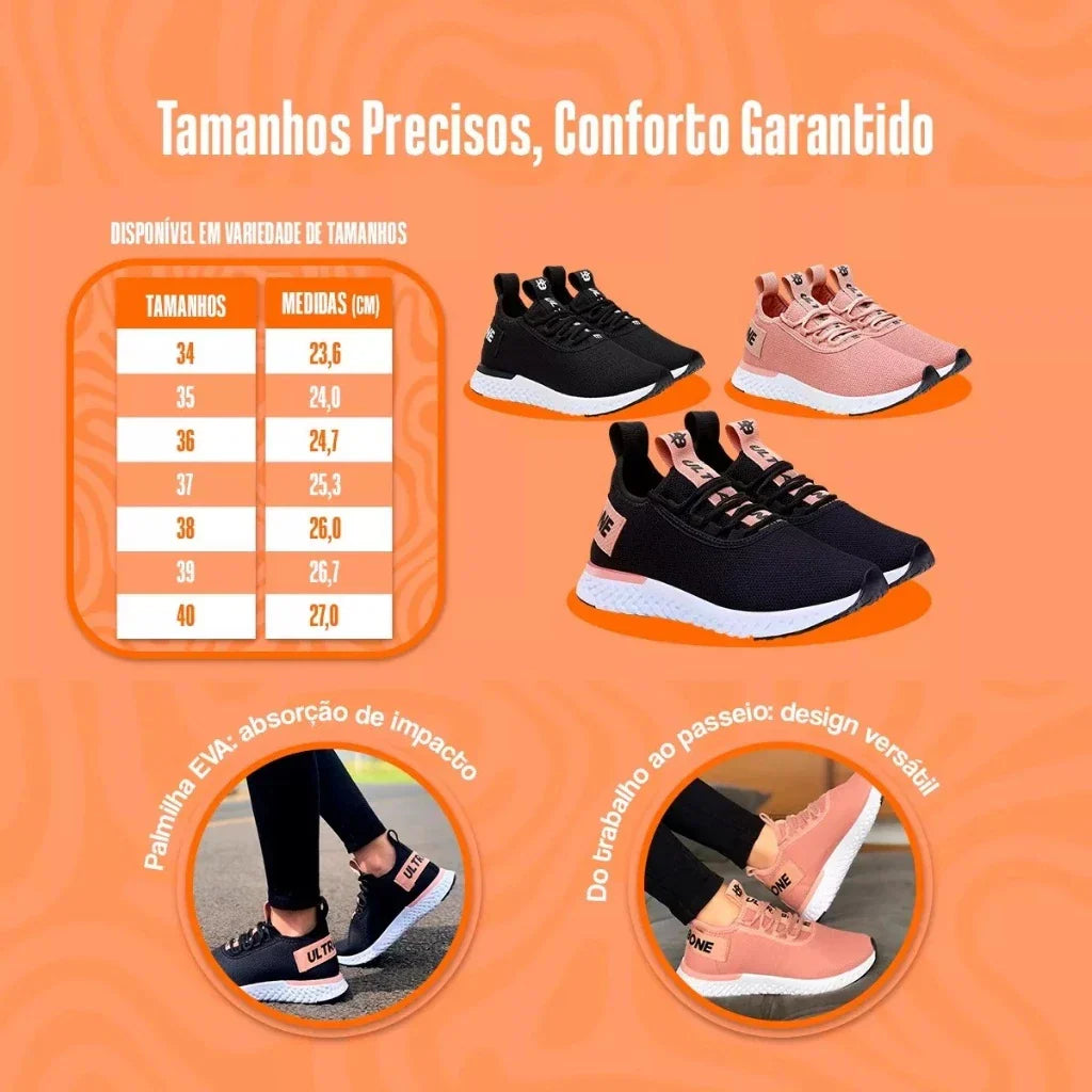 Kit Tênis Feminino para Corrida, Academia + brinde!!