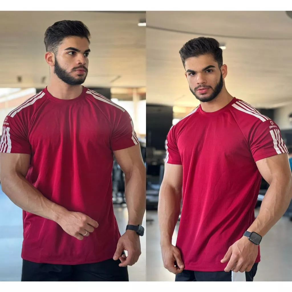Kit 3 Camisa Camiseta Dry Fit Masculino Academia Esportes Cross Esportivas Raglan